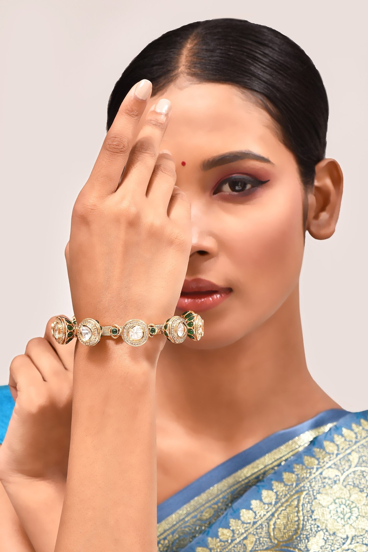 Embellished Pacheli Kada - Set of 2 