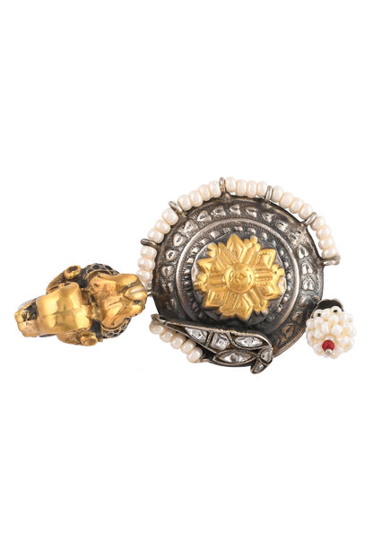 Bird Motif Carved Handcrafted Ring 