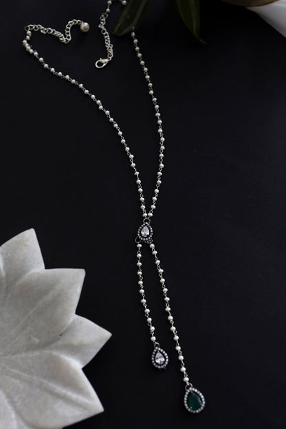 Faux Diamond Necklace 
