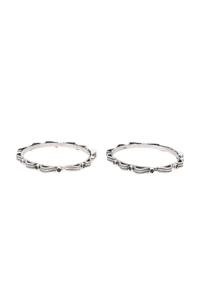 Saniya Emerald Embellished Bracelet - Single Pc 