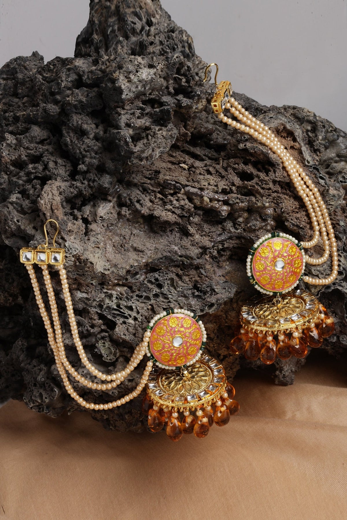 Meenakari Jhumkas 