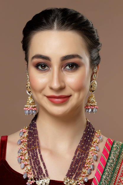 Embellished Meenakari Jhumkas 