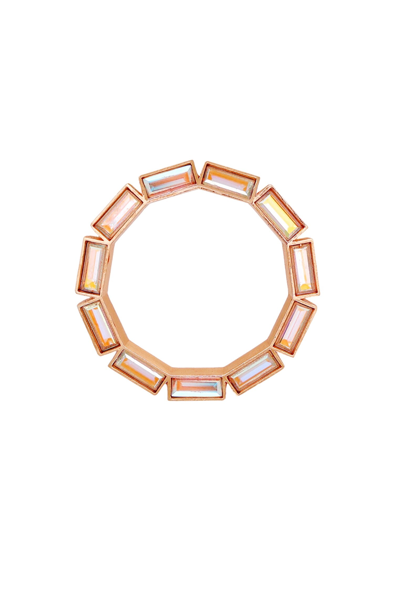 Stone Embellished Small Hoops 