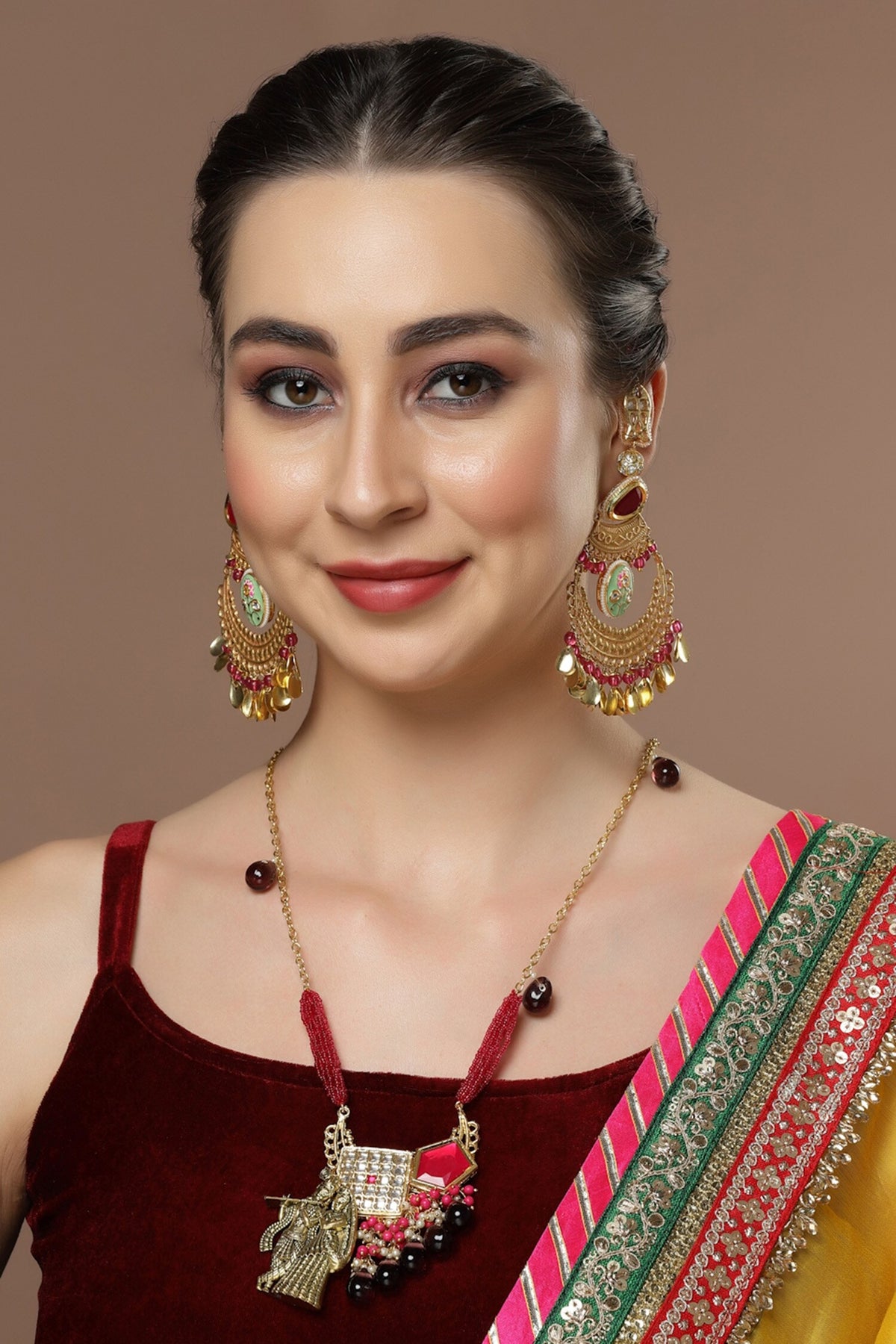Floral Pattern Chandbalis 
