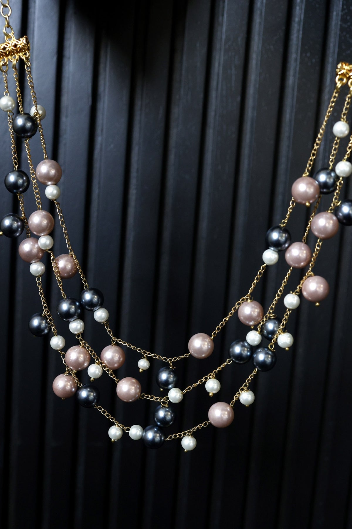 Layered Pearl Necklace 