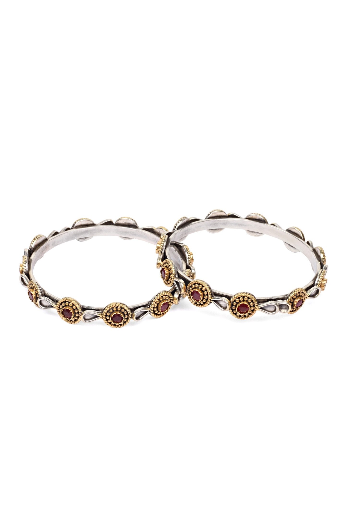 Isha Ruby Embellished Bracelet - Single Pc 