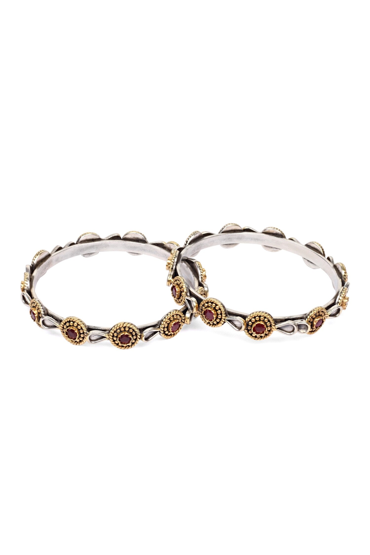 Isha Ruby Embellished Bracelet - Single Pc 