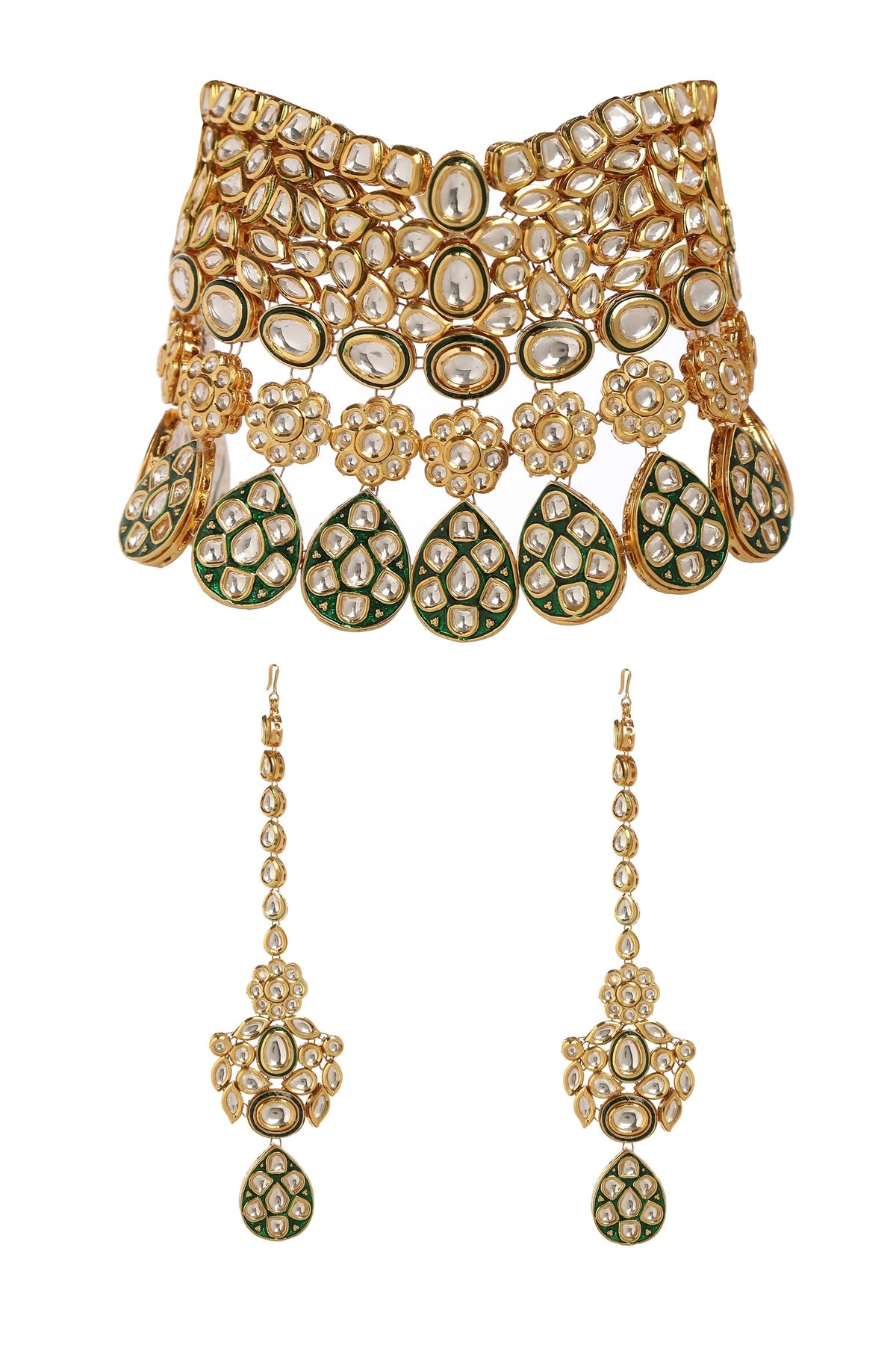 Kundan Embellished Choker Set 