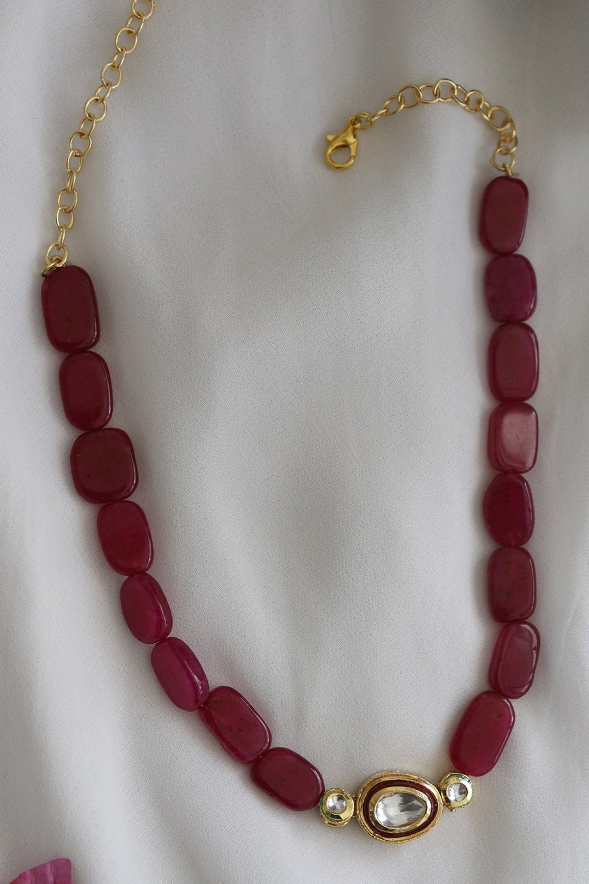 Agate Choker Necklace 