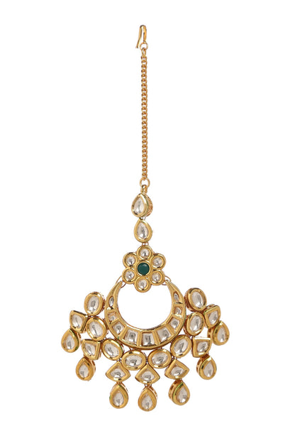 Geometric Embellished Maangtika 