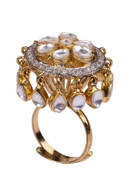 Floral Embellished Ring 
