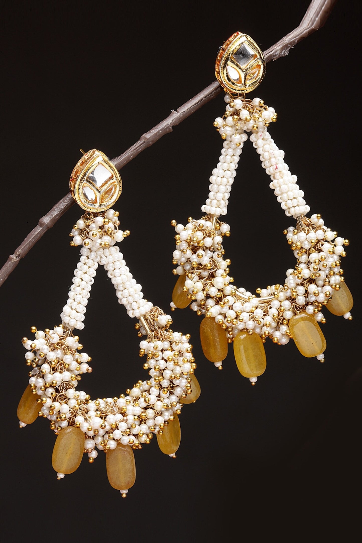 Pearl Embellished Drops 