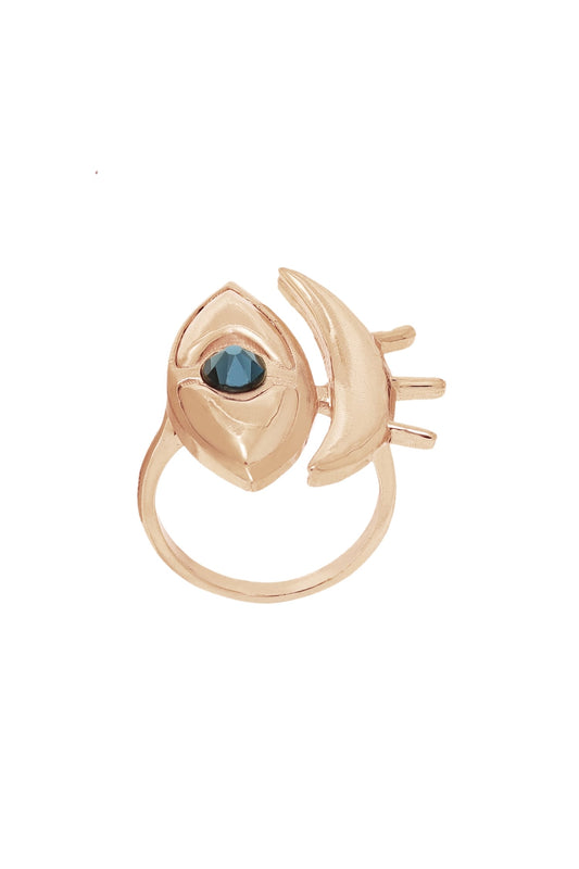 Evil Eye Shaped Ring 
