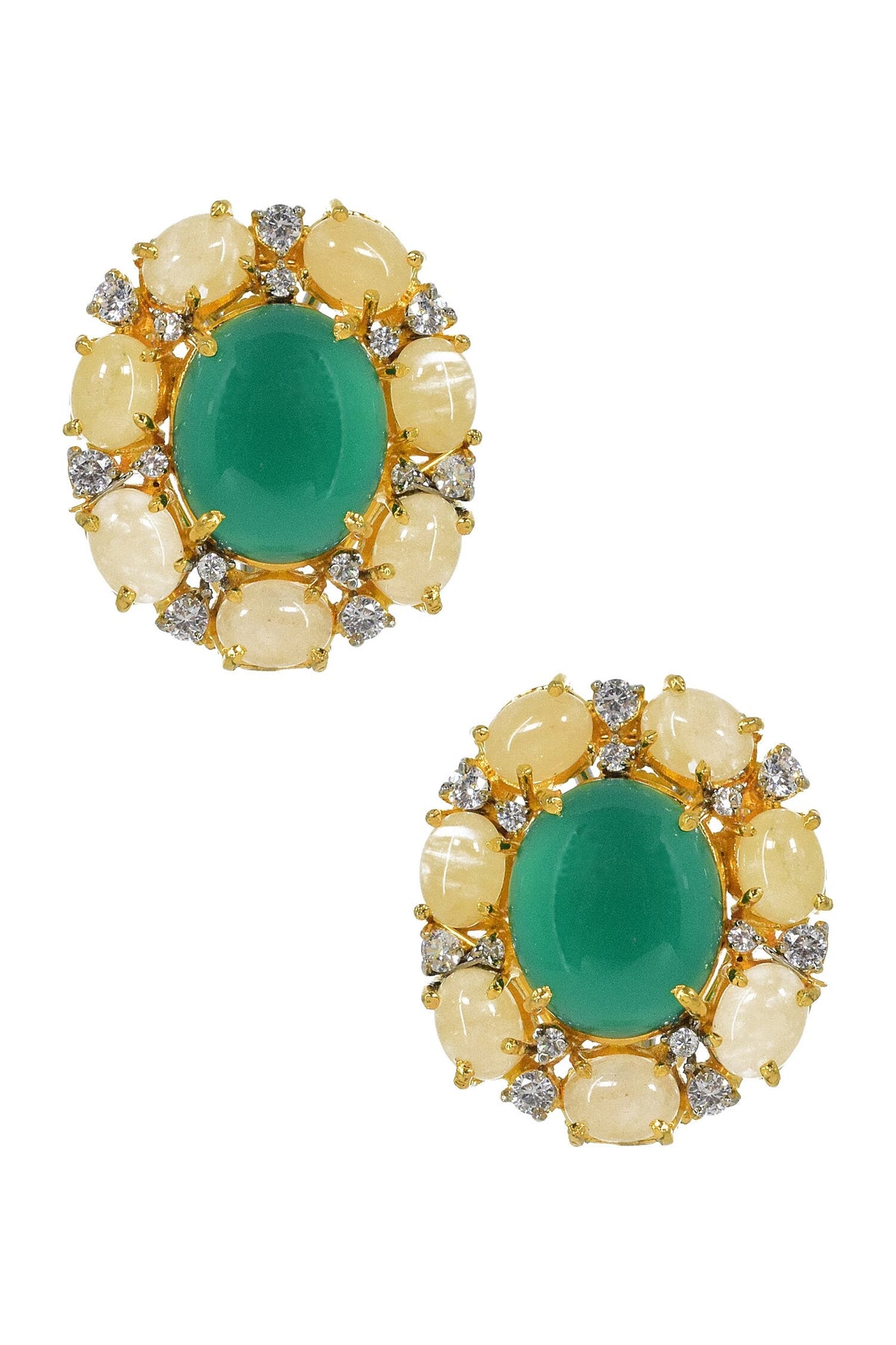 Onyx & Aventurine Earrings 