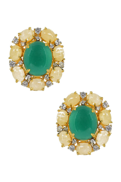 Onyx & Aventurine Earrings 