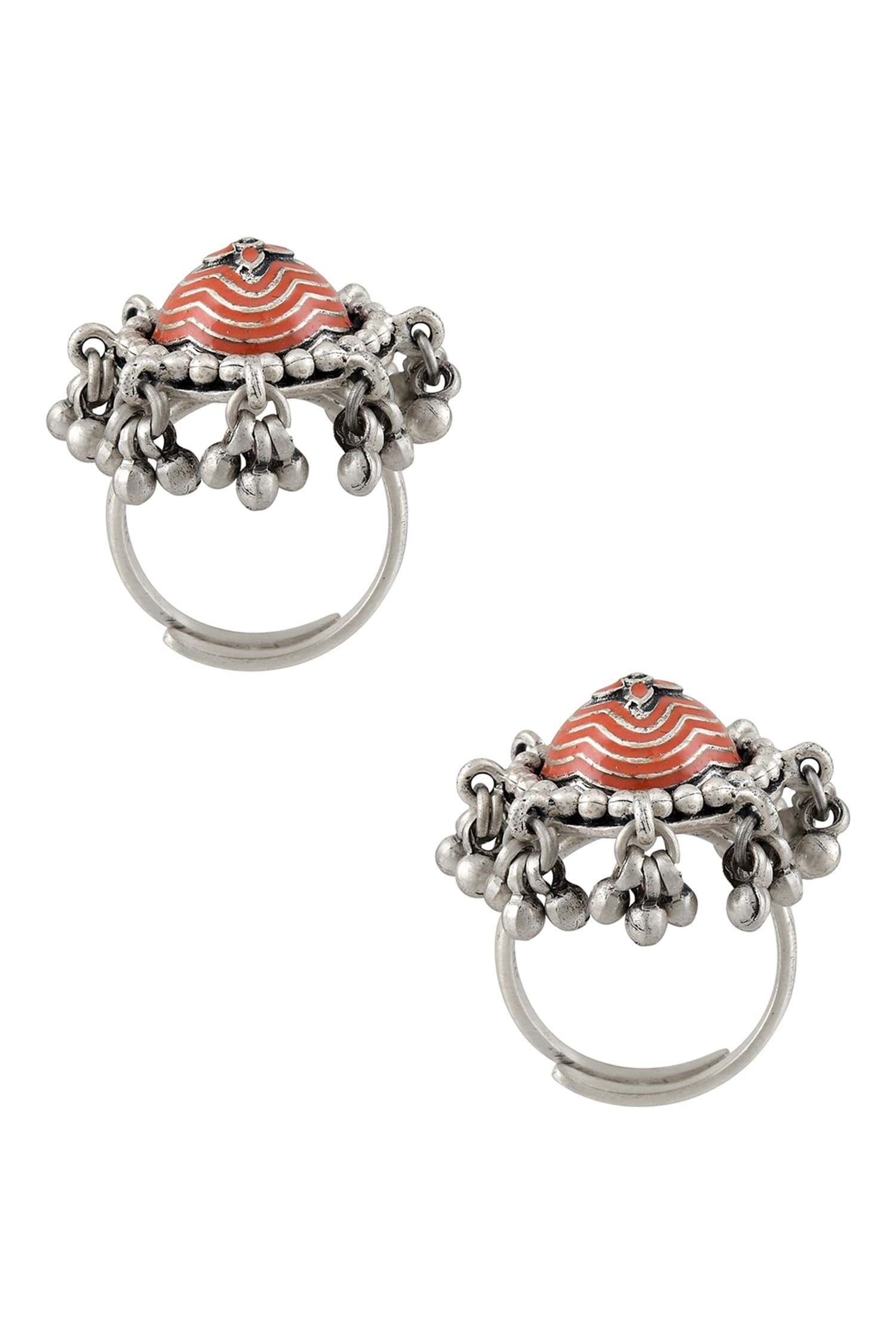 Ghungroo Drop Toe Ring - Single Pc 