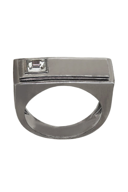 Embellished Rectangle Ring 
