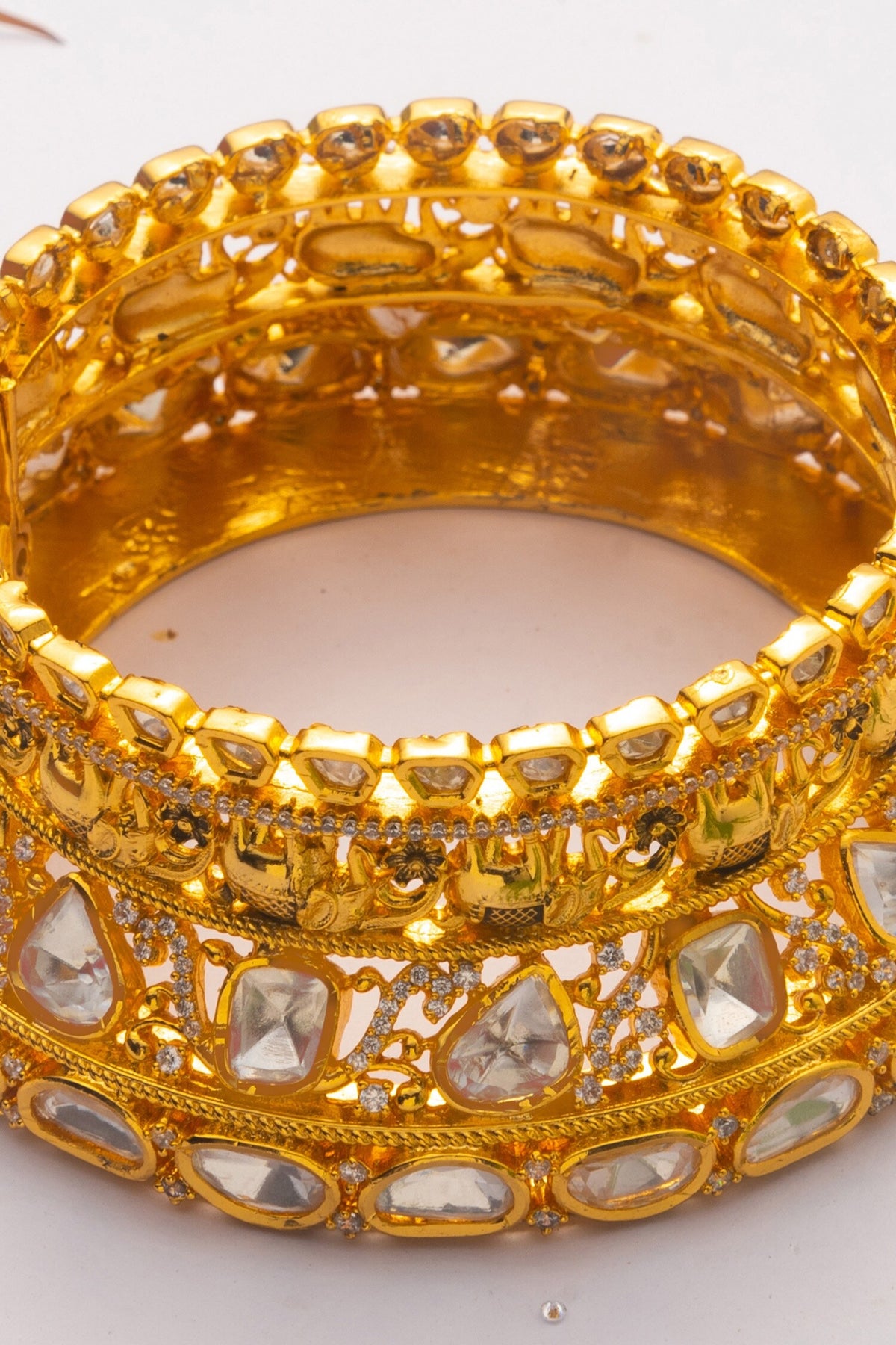 Polki Kundan Studded Kada 