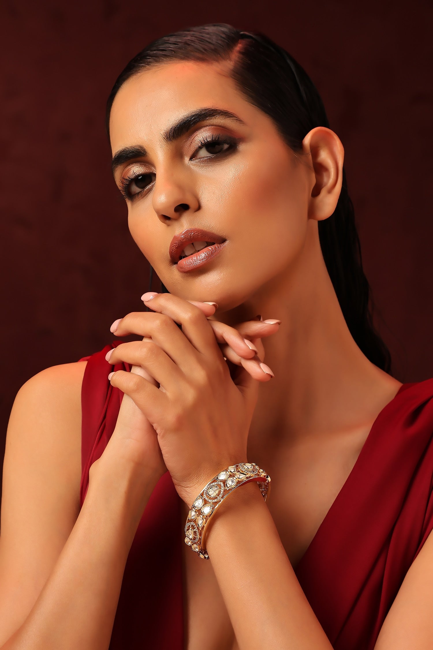 Polki Embellished Kada 