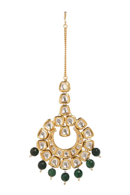 Kundan Embellished Maangtika 