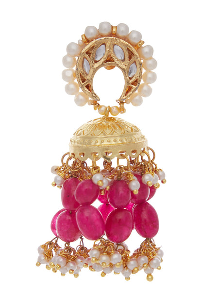 Jhumka chandbali earrings 