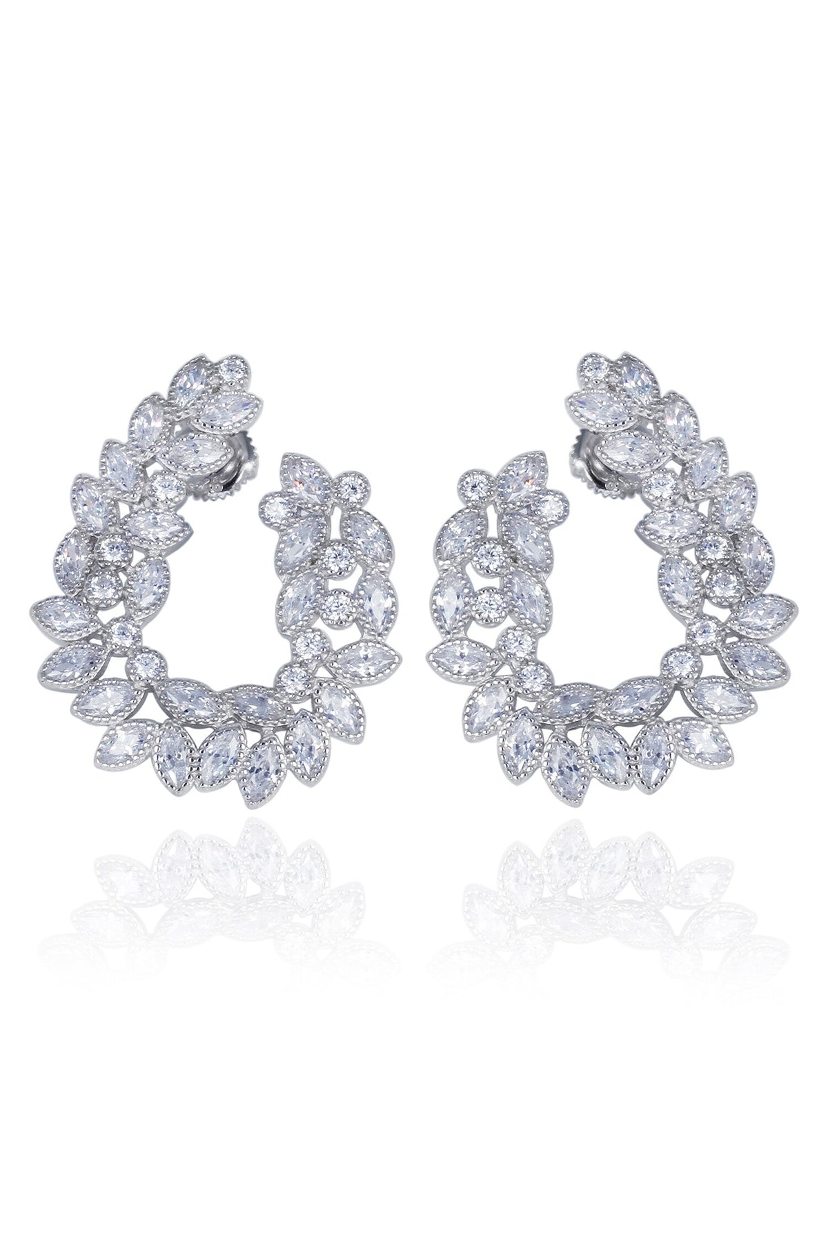 Nazia Leaf Shaped Earrings 