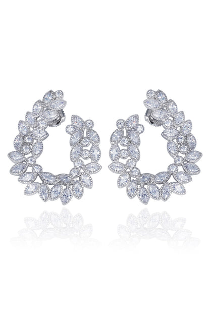 Nazia Leaf Shaped Earrings 