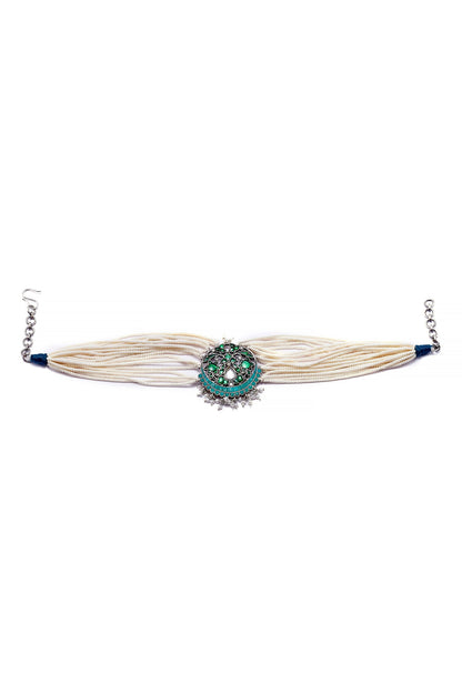 Suhaliya Kundan Embellished Choker 