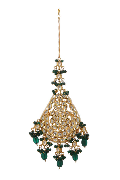 Geometric Embellished Maangtika 