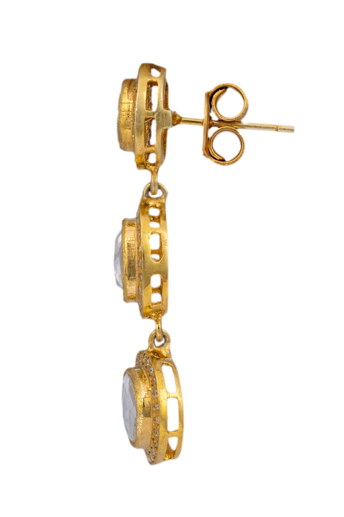 Ele Polki Embellished Earrings 