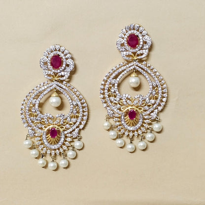 Moon Long Earrings