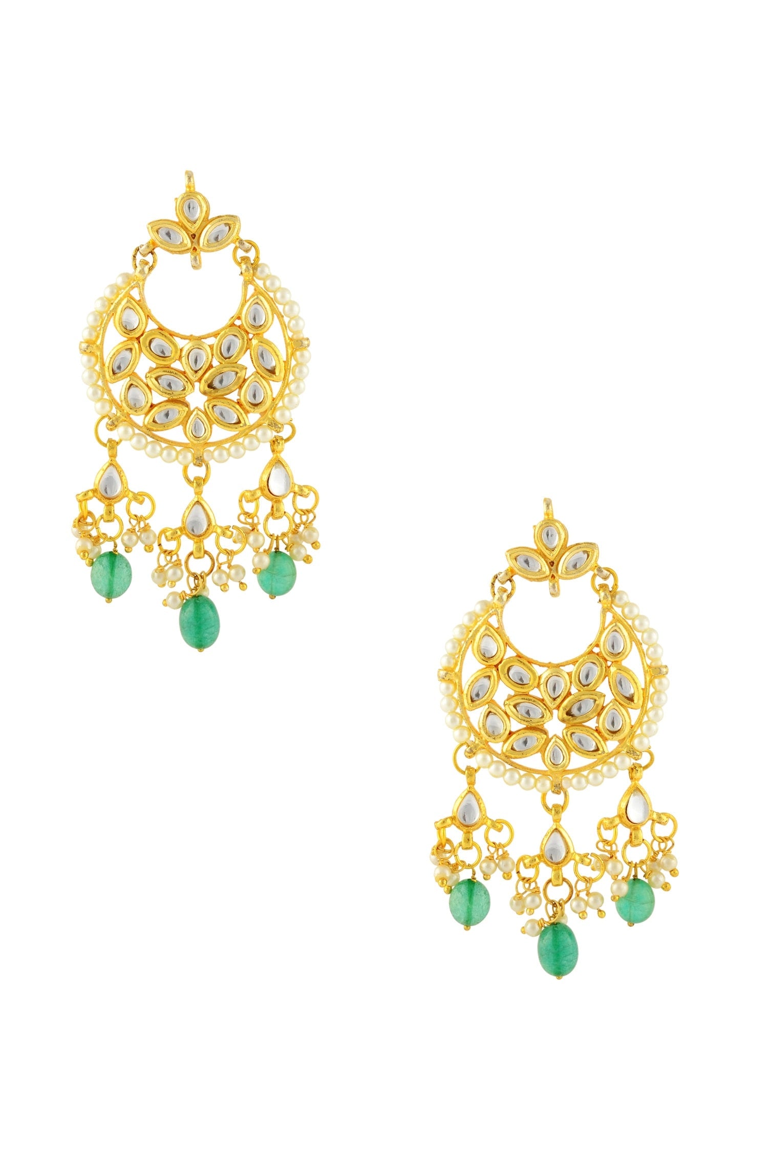 Stone Embellished Earrings 