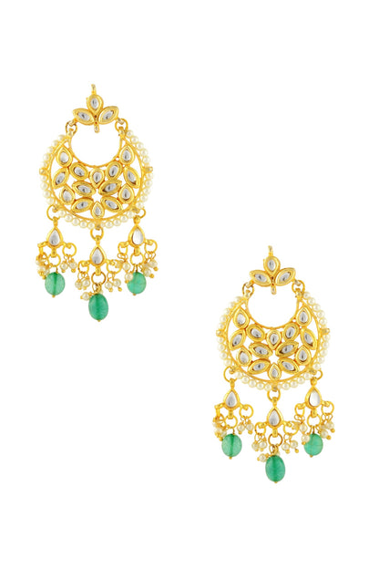 Stone Embellished Earrings 