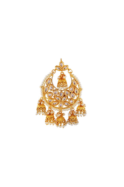 Bead Embellished Jhumka Earrings 