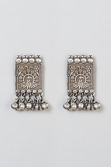 Oxidised Silver Finish Necklace Set