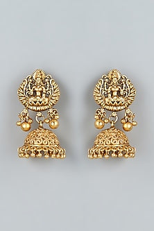 Gold Finish Kundan Polki Choker Necklace Set