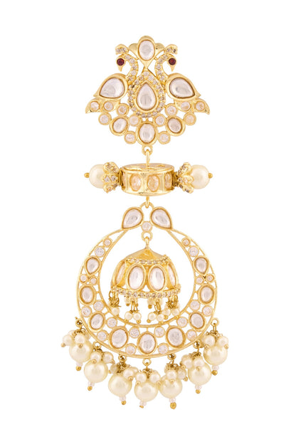 Kundan Embellished Dangler Earrings 