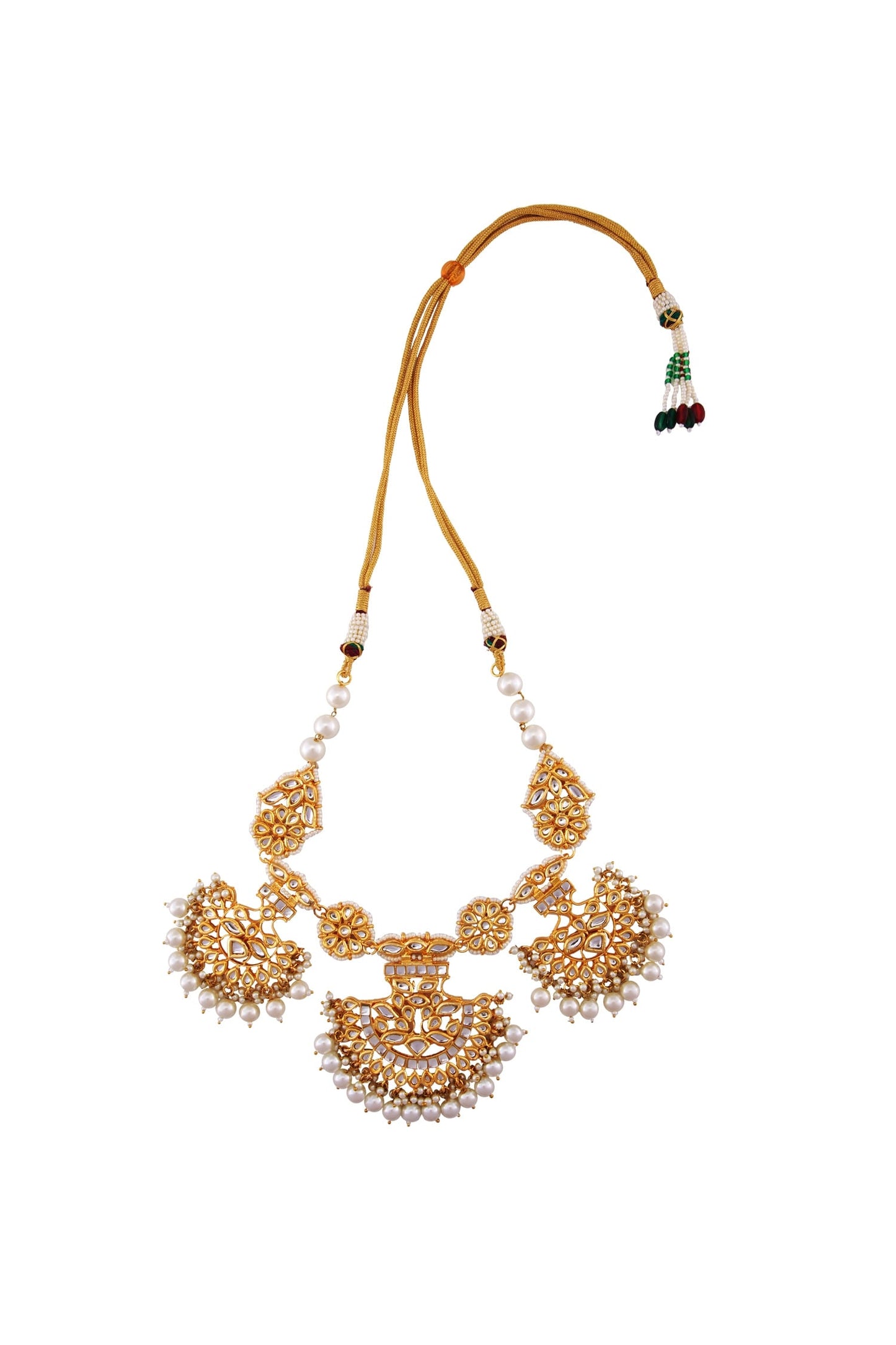Pearl Embellished Necklace 