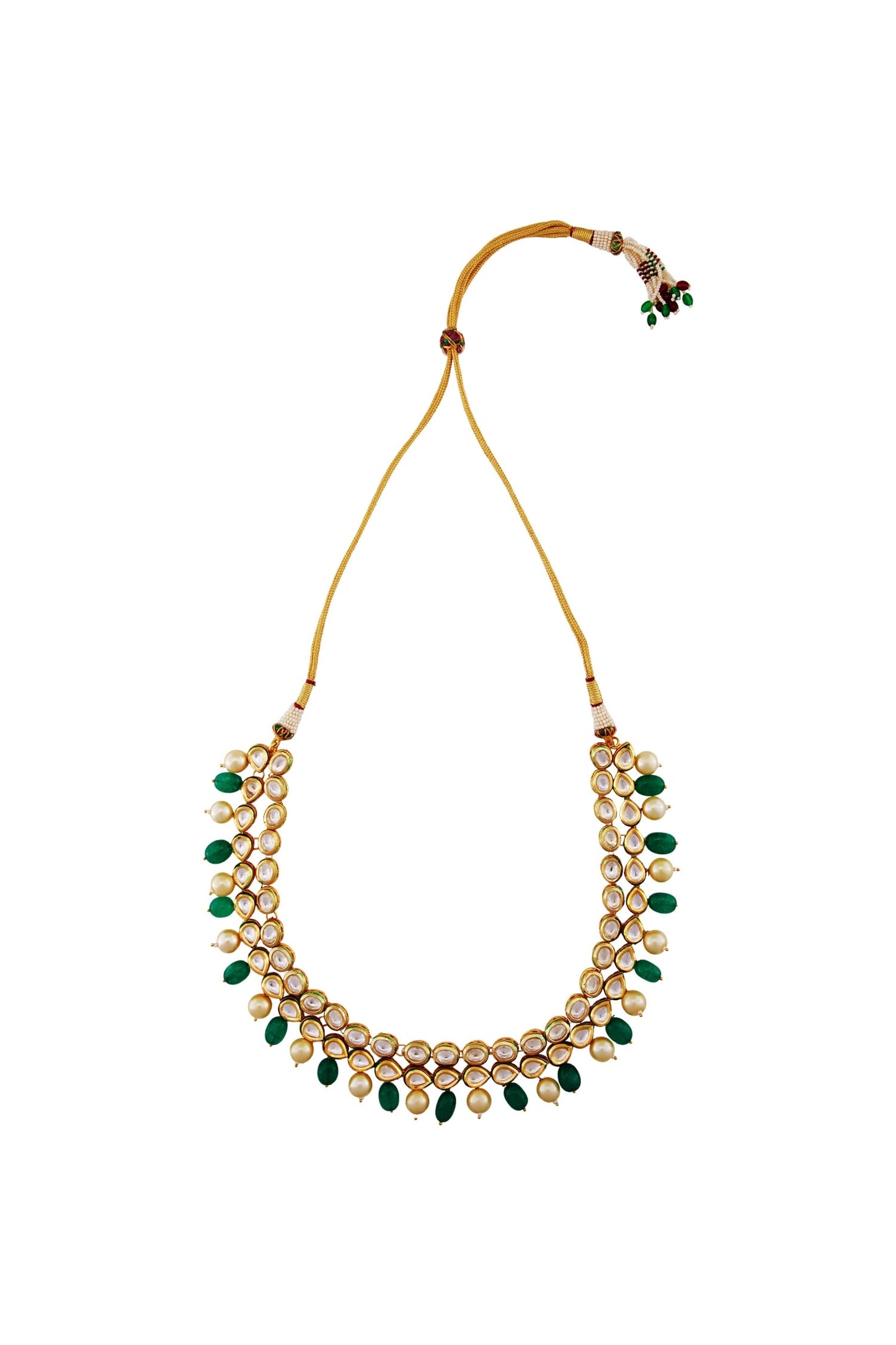 Bead & Pearl Accent Necklace 