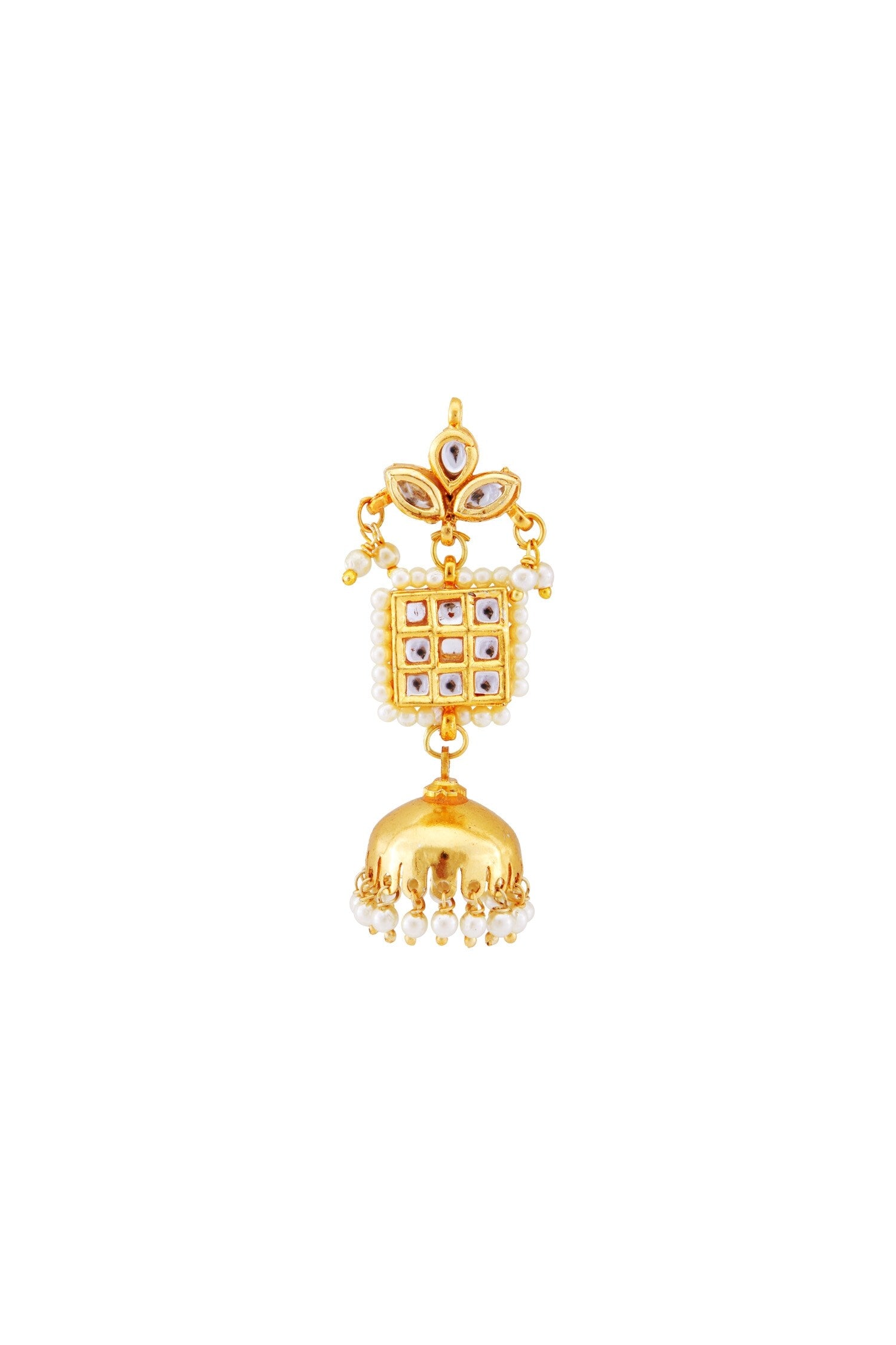 Pearl Jhumka Earrings 