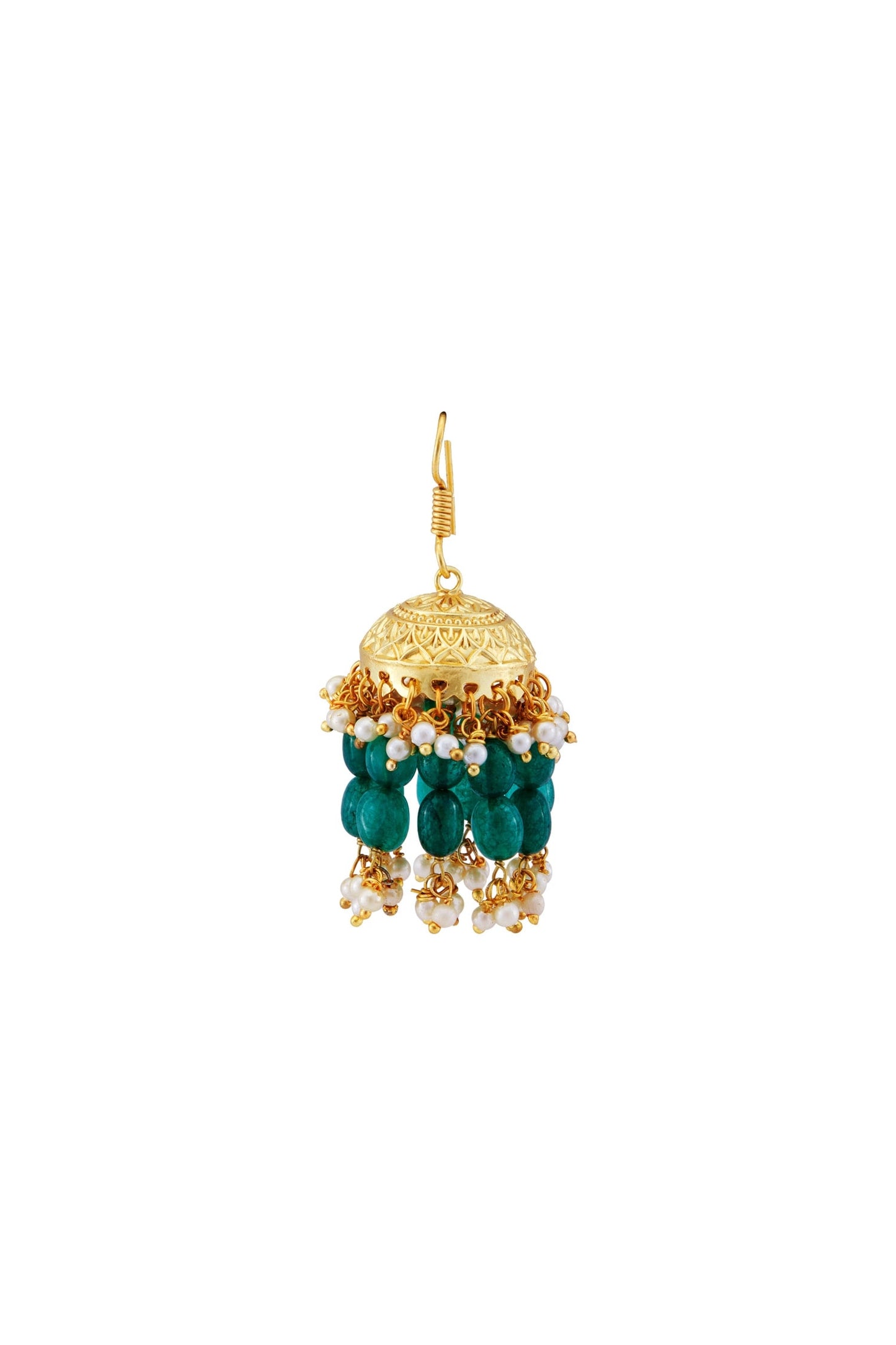 Bead Kundan Earrings 