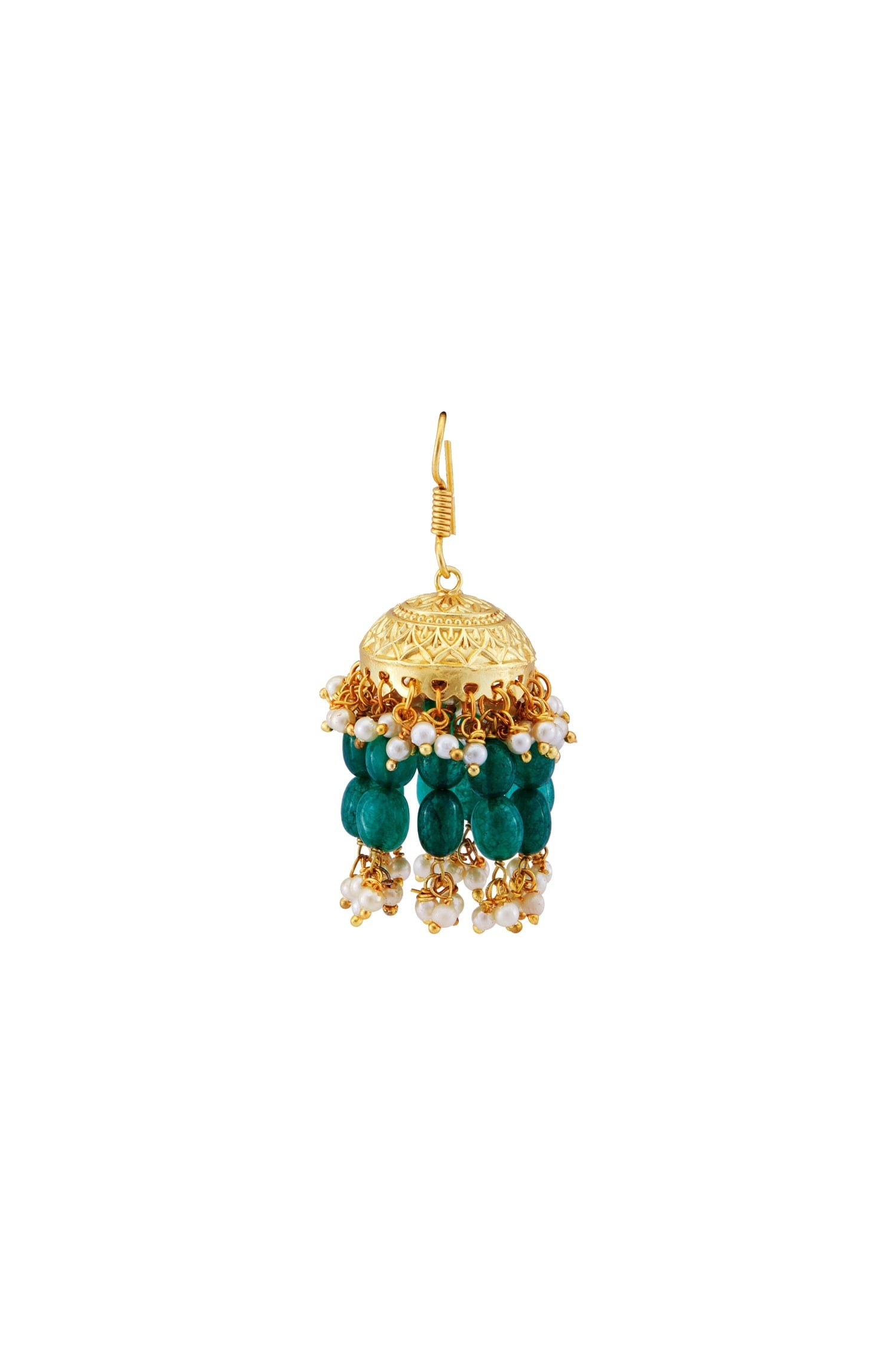 Bead Kundan Earrings 