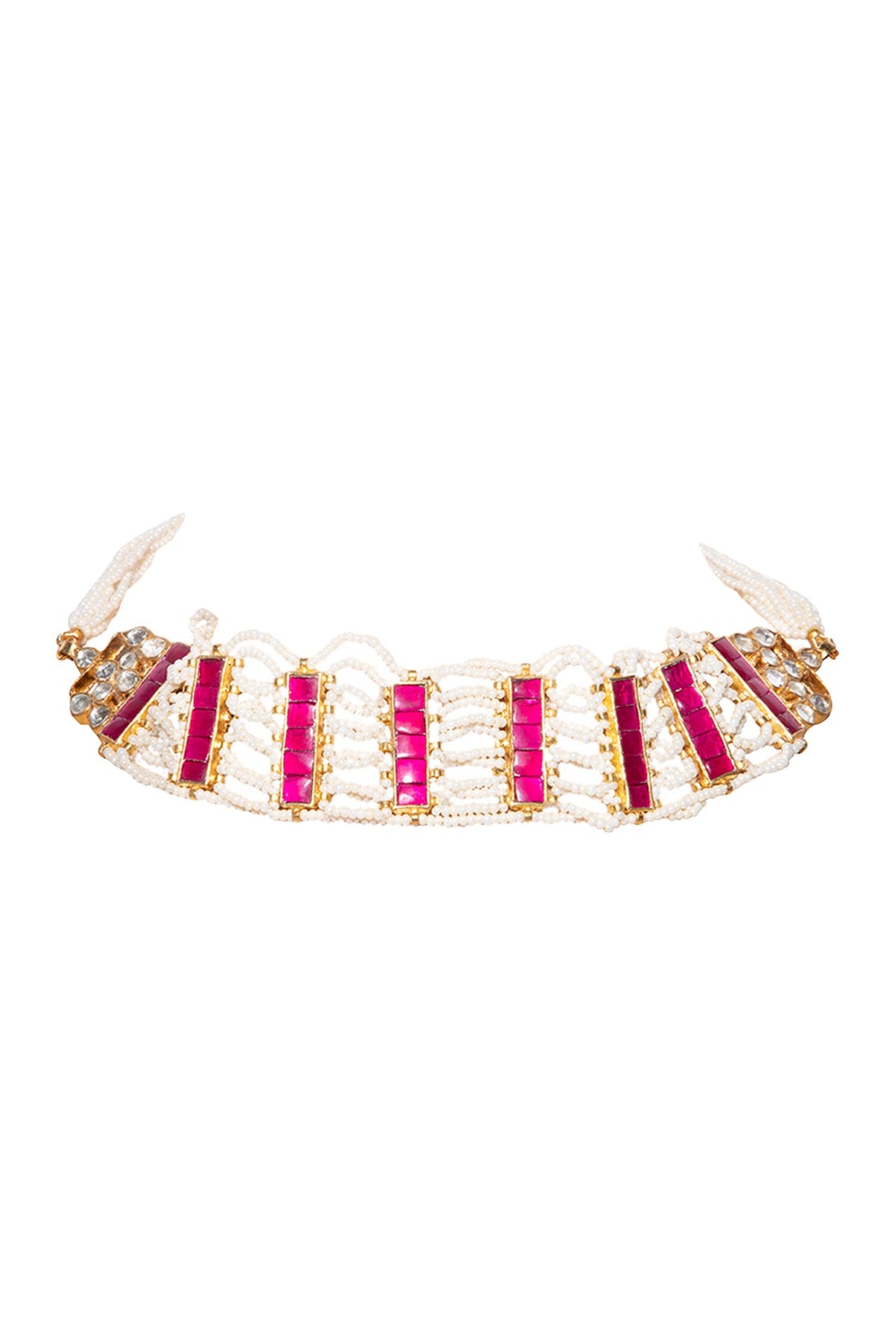 Bead Kundan Choker Set 