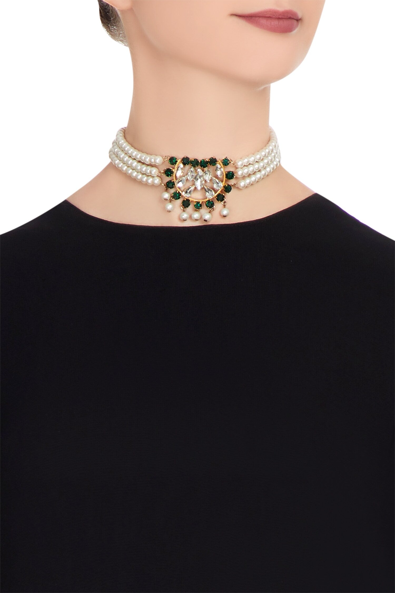 Beaded Choker Necklace 