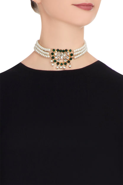 Beaded Choker Necklace 