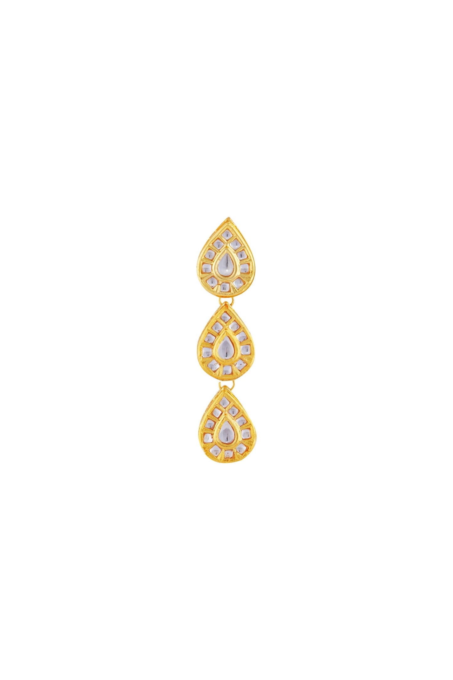 Tear Drop Shaped Dangling Earrings 