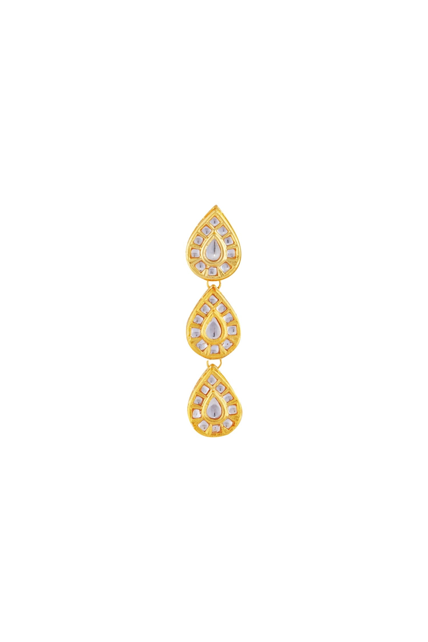 Tear Drop Shaped Dangling Earrings 