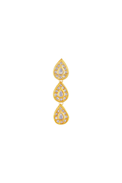 Tear Drop Shaped Dangling Earrings 