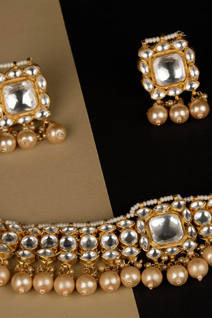 Kundan Pendant Necklace Set 