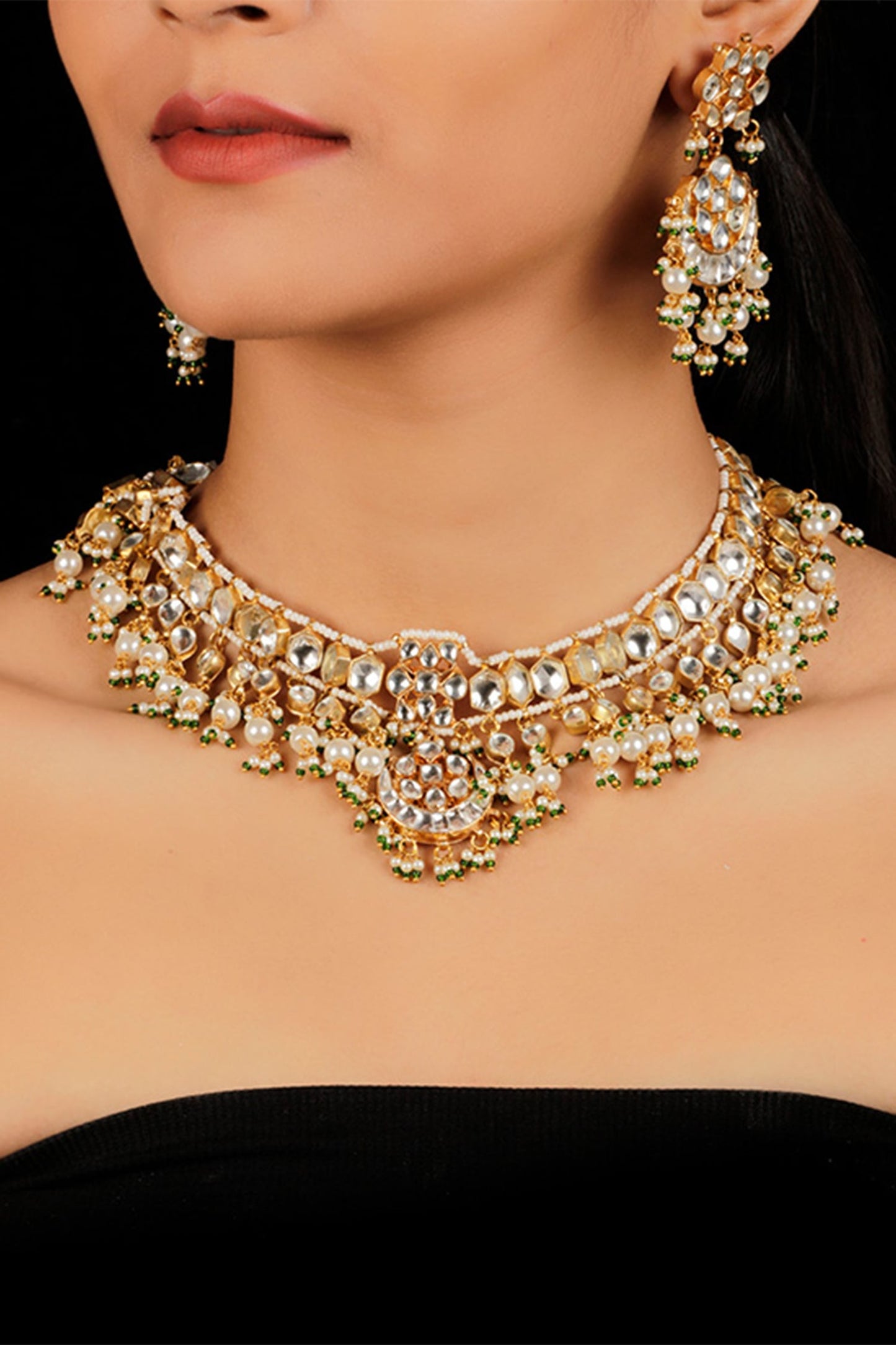 Kundan Pendant Choker Set 